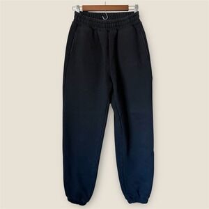 Comfrt Jogger Sweatpants Black Small Lounge Sweats Elevated Gym Comfort S